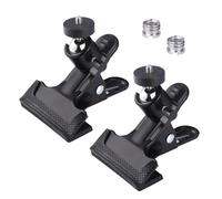 Janety Clamp Holder, Clamp with Ball Head Tripod Clamp 2PCS