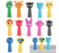 JaneYi 12 pièces Sprunki Figurines Jouet Figurine Spunky Colorées Figurines d'action Jouets de Collection pour Enfants Adultes Joueurs et Collectionneurs Cadeau Amusant pour Noël Anniversaire