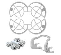 JaneYi Kit d'Accessoires Anti-Collision 2-en-1 pour Drone DJI Neo Protection d'Hélice et Protection Nacelle pour DJI NEO Protection Complète - Gris