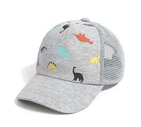 JANGANNSA Children's Baseball Cap Dinosaur Horn Summer UV Children's Hat for Boys Girls 1-2 Years