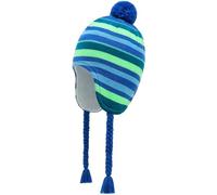 JANGANNSA Winter Peruvian Hat Earflap Fleece Lined Pompon Knit Hat Beanie for 3-5T Baby Girls