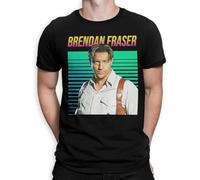 JANGJWEE Brendan Fraser The Mummy 90's T-Shirt Manches Courtes(X-Large)