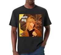 JANGJWEE Francoise Hardy - Premium Men's Crewneck T-Shirt Manches Courtes(X-Large)