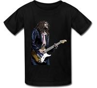 JANGJWEE Goldfish Youth Art Normal Fit John Frusciante T Shirt Black Manches Courtes(Small)