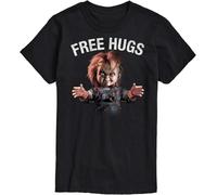 JANGJWEE Hybrid Apparel Chucky - Halloween - Free Hugs - Men's Short Sleeve Graphic T-Shirt Manches Courtes(Large)