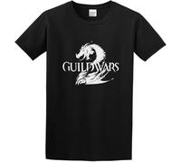 JANGJWEE Man's T-Shirt Guild Wars Famous Video Game S-3XL Black XS Manches Courtes(XX-Large)