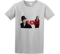 JANGJWEE Man's T-Shirt The Blacklist Raymond Red Reddington and Elizabeth Keene S-3XL Gray XS Manches Courtes(Large)