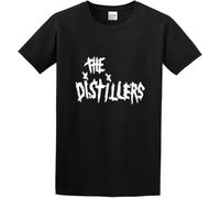 JANGJWEE Man's T-Shirt The Distillers Logo S-3XL Black XS Manches Courtes(Large)