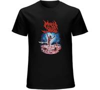 JANGJWEE Men's Morta Skuld Dying Remains Round Neck T-Shirt Black Manches Courtes(Small)