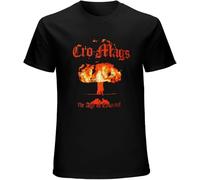 JANGJWEE Men's The Age of Quarrel by CRO-MAGS T-Shirt Size Black Manches Courtes(X-Large)