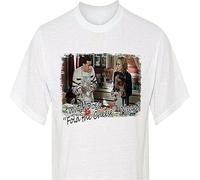 JANGJWEE Schitt'S Creek - What Does Fold The Cheese Mean - Best TV Series Ever White Manches Courtes(Large)