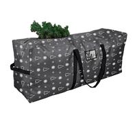 Jangostor Sac de Rangement pour Sapin de Noël - pour Sapin de Noël de 270 CM de Haut avec Poignée de Transport, Double Fermeture à glissière, Sac de Rangement étanche Sapin de Noël, 165*38*76 CM Noir