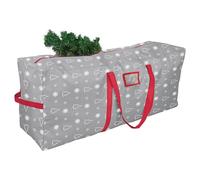 Jangostor Sac de Rangement pour Sapin de Noël - pour Sapin de Noël de 270 CM de Haut avec Poignée de Transport, Double Fermeture à glissière, Sac de Rangement étanche Sapin de Noël, 165*38*76 CM Gris