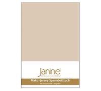 Janine Drap-housse 5007 en jersey de coton Mako 140/200 à 160/200 cm Sable Couleur 29