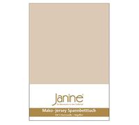 Janine Drap-housse 5007 en jersey Mako 180/200 à 200/200 cm Sable Couleur 29