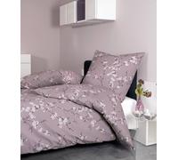 Janine Linge De Lit 2 Pièces - Mako-Soft-Seersucker, Coton, Floral Rose 135x200cm Rose