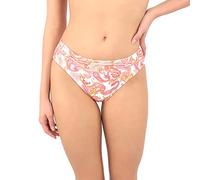 Janine Robin - Bas de Maillot de Bain Culotte drapée Toscana 42 - Rose - Marque Française - Haute Qualité