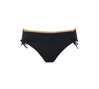 Janine Robin Bassin d'Arcachon - Bas de Maillot de Bain Boxer réglable - Venezia Noir 42