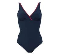 Janine Robin Bassin d'Arcachon - Maillot de Bain 1 pièce coupé sous Poitrine Bleu - Liner 48