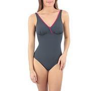 Janine Robin Bassin d'Arcachon - Maillot de Bain 1 pièce coupé sous Poitrine Gris - Liner 46