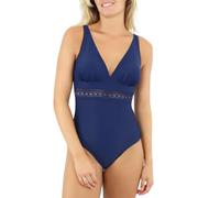 JANINE ROBIN Bassin d'Arcachon - Maillot de Bain 1 pièce sans Armatures Darling Marine - 3XL