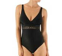 Maillot de bain une pièce sans armatures Janine Robin noir 48