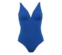 Janine Robin - Maillot de Bain 1 pièce Gainant Addict 42 - Bleu - Marque Française - Haute Qualité