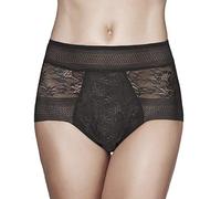 Janira Carey Magic Band 1031610 Slip taille haute invisible sans couture pour femme, Noir , 46-48