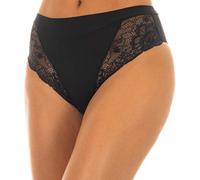JANIRA Culotte en dentelle Greta Milano - Couleur : noir - Taille : XXL