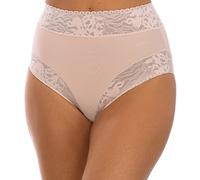 Janira Culotte Slip Haute en Dentelle Douce et façonnante pour Femmes 1030473