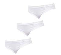 Janira Culottes Brislip Essential - Pack de 3 Femme Taille M Blanc