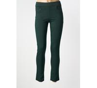 janira pantalons femme de couleur vert 36