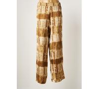 janis & john pantalons femme de couleur marron 38
