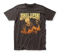 Janis Joplin - En direct T-shirt adapté pour hommes, Small, Coal