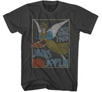 Janis Joplin Kozmic Blues Nouveau Angel Adult Short Sleeve T Shirt 60s Rock Vintage Style Graphic Tees Manches Courtes(X-Large)