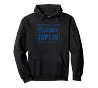 Janis Joplin Mercedes Benz Sweat à Capuche, Unisexe pour Adultes, Noir, XXL