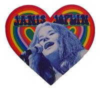 Janis Joplin Patch Rainbow Heart Nouveau Officiel Officiel Sew On 100 X 88Mm Size Accessory Size