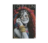 Janis Joplin Poster sur toile pour décoration de chambre à coucher, bureau, chambre, cadeau sans cadre, 30 x 45 cm
