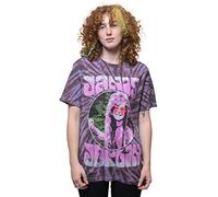 Janis Joplin T Shirt Rose Shades Logo Nouveau Officiel Unisex Tie Dye Purple Size L