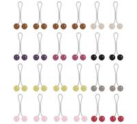 janisramone Lot de 24 épingles à hijab en forme de U en acier inoxydable avec fausses perles pour écharpe, écharpes et châles Multicolore, multicolore, taille unique
