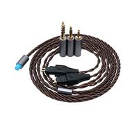 Janjunsi Câble Audio de Remplacement Compatible avec Sennheiser HD580/HD650/HD660/HD600S/HD414/HD25 Casque - Prise 3 en 1 avec prise 2.5mm/3.5mm/4.4mm