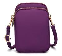 JANKS Petit sac à bandoulière pour femme, mini sac à main imperméable pour téléphone portable pour femme et homme, sac à bandoulière décontracté de taille moyenne