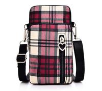 JANKS Petit Sac De Téléphone Portable pour Femme, Pochette Téléphone Portable, Sacoche Femme Bandoulière, Mini Sac en Nylon, Brassard Téléphone Sport, pour Women Girl, Crossbody Armbag Running