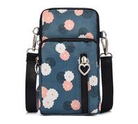 JANKS Petit Sac De Téléphone Portable pour Femme, Pochette Téléphone Portable, Sacoche Femme Bandoulière, Mini Sac en Nylon, Brassard Téléphone Sport, pour Women Girl, Crossbody Armbag Running