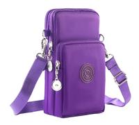 JANKS Petit Sac De Téléphone Portable pour Femme, Pochette Téléphone Portable, Sacoche Femme Bandoulière, Mini Sac en Nylon, Brassard Téléphone Sport, pour Women Girl, Crossbody Armbag Running