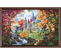 Janlynn Design Works Counted Cross Stitch Kit 10.5"X16"-Chapel of Hope (14 Count)