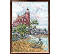 Janlynn Eagle Harbour Light Kit de Point de Croix compté Coton Multicolore 23 x 30 x 0,1 cm