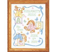 Janlynn en Lapins Sleepy Naissance Kit Point de Croix compté