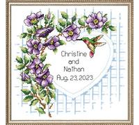 Janlynn Kit de Broderie au Point de Croix Motif Treillis de Jardin