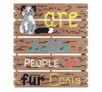 Janlynn Les Chats sont Pallet-ables Kit de Toile en Plastique